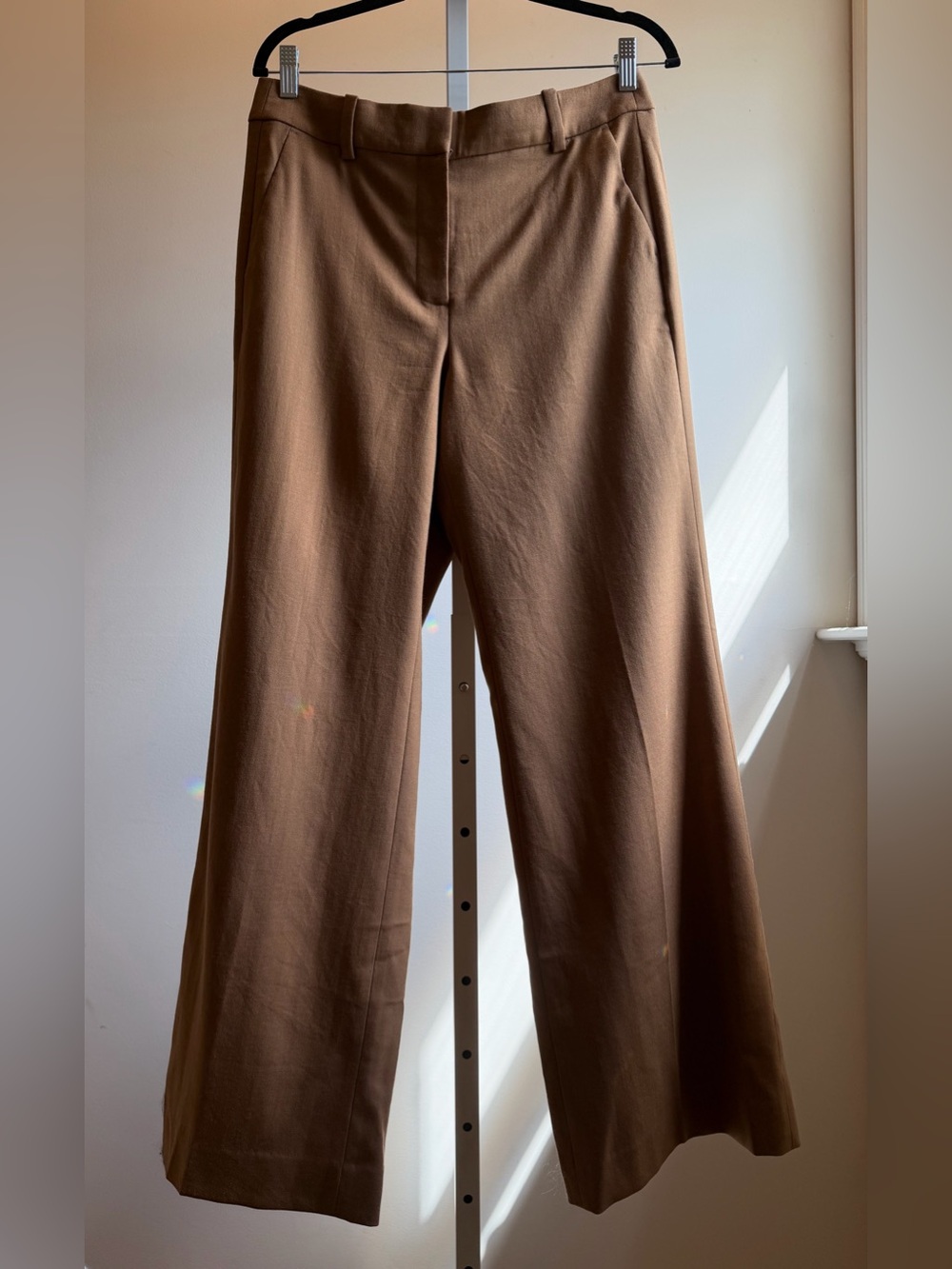 J.Crew Carolina Wool Wide Leg Pants Camel Size 8 NWT $198